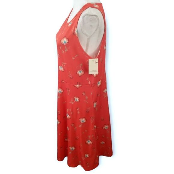 SO ORANGE FLORAL DRESS SZ.18Y NWT - Picture 3 of 6